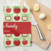 Personalized Apple Farmhouse Fall Family Decor Theedoek (Quarter Fold)