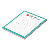 Personalized Apple Pencil Teacher Appreciation Notitieblok (Linkerzijde)