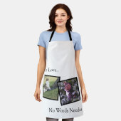 Personalized Apron for Animal Lovers Schort (Gedragen)