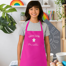 Personalized apron for kids - Kids' cooking apron Schort