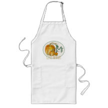 Personalized Apron - Give Thanks | Pumpkins