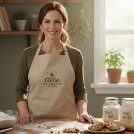 Personalized apron Oven apron Gift for mom baker  Standaard Schort