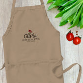 Personalized apron Oven apron Gift for mom baker Standaard Schort