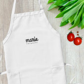Personalized apron with name / Kitchen apron  Lang Schort