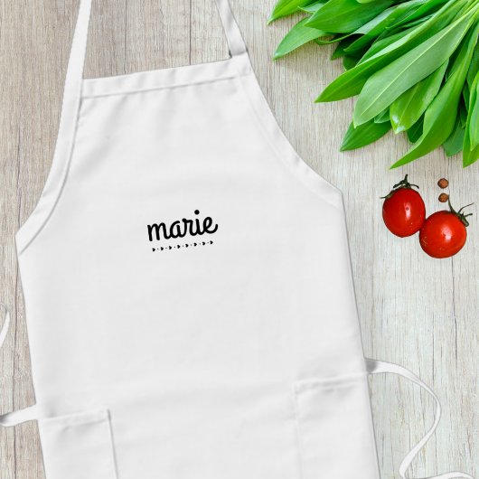 Personalized apron with name / Kitchen apron Lang Schort