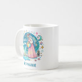 Personalized Aquarius Zodiac Water Bearer  Koffiemok (Voorkant links)
