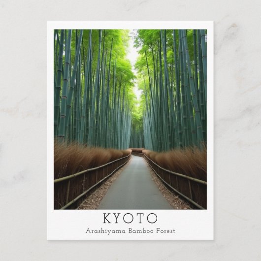 Personalized Arashiyama Bamboo Forest Briefkaart (Voorkant)