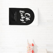 Personalized Arch Oh Baby Photo Wall Shower Banner (Insitu)