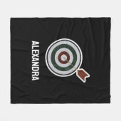 Personalized Archery Custom Archer Bow Arrows Fleece Deken (Voorkant (Horizontaal))