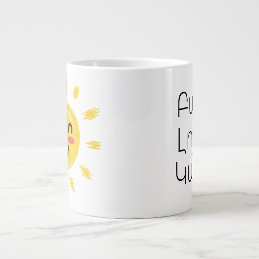 Personalized Armenian Good Morning Jumbo Mug Grote Koffiekop (Voorkant)