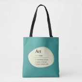 Personalized Art Definition Tote Bag (Voorkant)
