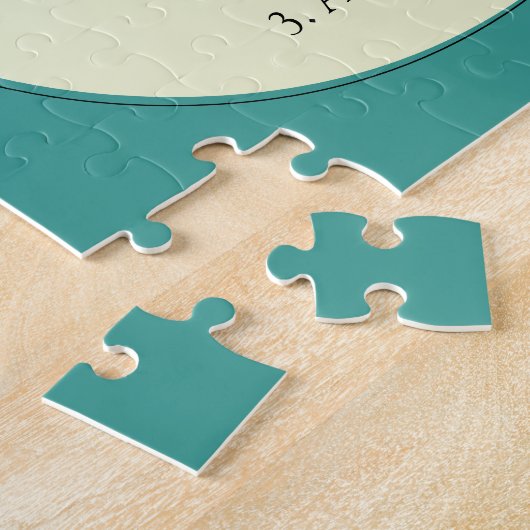 Personalized Art Dictionary Jigsaw Puzzle Legpuzzel (Zijkant)