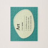 Personalized Art Dictionary Jigsaw Puzzle Legpuzzel (Verticaal)