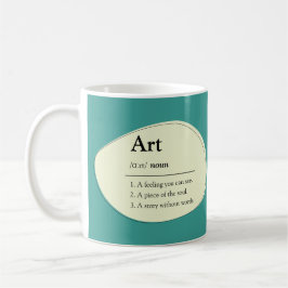 Personalized Art Dictionary Style Coffee Mug Koffiemok