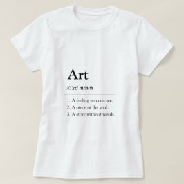 Personalized Art Dictionary Style T-Shirt