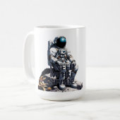 Personalized Astronaut Gift – I Need More Space Koffiemok (Voorkant links)
