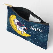Personalized Astronaut on Moon with Rocket Etui (Open)