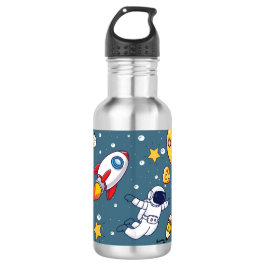 Personalized Astronaut Space School Supplies Waterfles