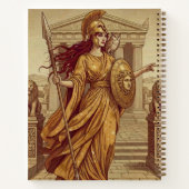 Personalized Athena Affirmation Journal Notitieboek (Achterkant)