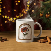 Personalized August Birth Month Flower Koffiemok