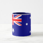 Personalized Australian Flag True Blue Heritage Pr Mok (Midden)