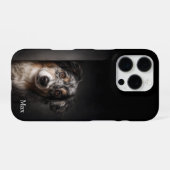 Personalized Australian Shepherd Portrait iPhone C Hoesje (Achterkant horizontaal)