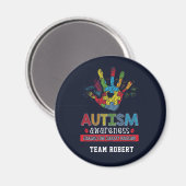 Personalized Autism Awareness Educate Advocate Magneet (Voorkant / Achterkant)