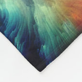 Personalized Baby Blanket With a Purple Car on It Fleece Deken (Hoek)