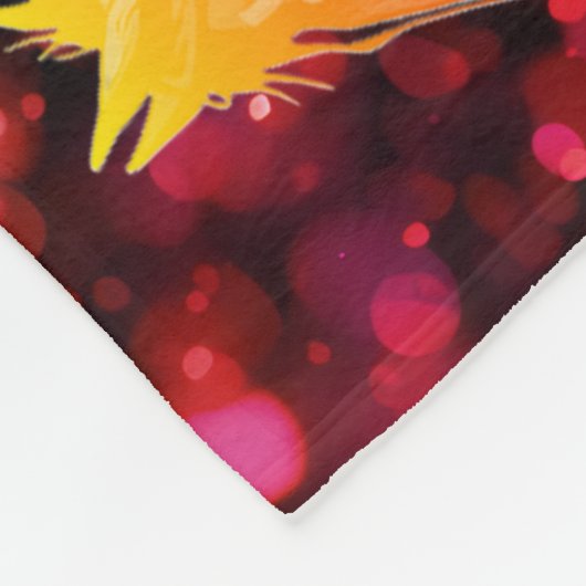 Personalized Baby Blanket With a Rainbow Horse Fleece Deken (Hoek)