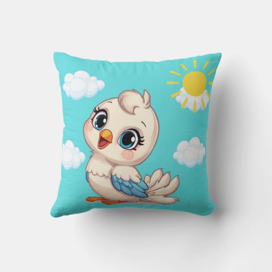 Personalized Baby Burp Cloth  Kussen (Achterkant)