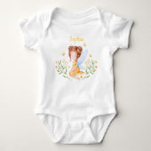 Personalized Baby Girl Fairy Bodysuit  (Voorkant)