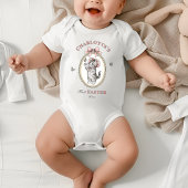 Personalized Baby Girl First Easter Romper