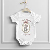 Personalized Baby Girl First Easter Romper