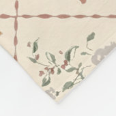 Personalized Baby Girl Milestone Blanket Customize Fleece Deken (Hoek)