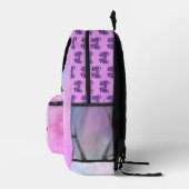 Personalized Baby Girl Purple Bedrukte Rugzak (Rechts)