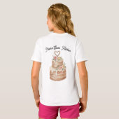 Personalized Baby & Kids T-Shirt - Custom Name Cak (Achterkant volledig)