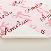 Personalized Baby Name Blanket – Custom Gift Sherpa Deken (3/4)