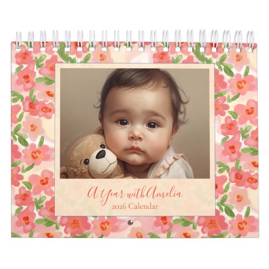 Personalized Baby Photo Calendar – Keepsake Gift Kalender (Hoes)