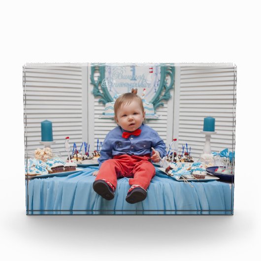 Personalized Baby Photo Frame Fotoblokken (Voorkant)