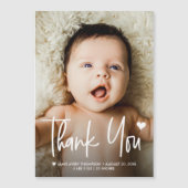 Personalized Baby Photo Thank You newborn  (Voorkant)