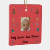 Personalized Baby’s First Christmas Ornament (Rechts)