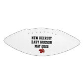 Personalized Baby Shower Announcement First American Football (Paneel)