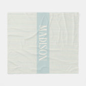 Personalized Baby Shower Blanket Gift for Girls Fleece Deken (Voorkant (Horizontaal))