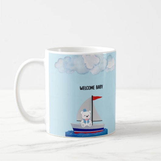 Personalized Baby Shower Mug  Koffiemok (Links)
