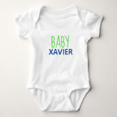 PERSONALIZED BABY uit één stuk Baby-pak Romper (Voorkant)