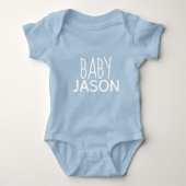PERSONALIZED BABY uit één stuk Baby-pak Romper (Voorkant)
