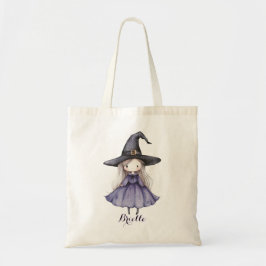 Personalized Baby Witch Trick or Treat Bag Tote Bag