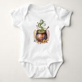 Personalized Baby's First Halloween Baby Bodysuit. Romper (Voorkant)