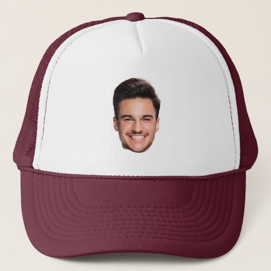 Personalized Bachelor Party Face Trucker Pet (Voorkant)