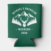 Personalized Bachelor Weekend Mountain Blikjeskoeler (Voorkant)